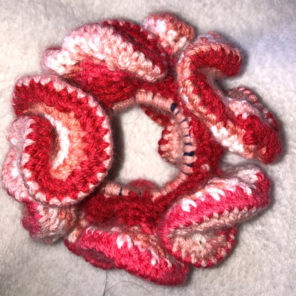 Stretchy Scrunchie Marble Fidget Toy and Hair Accessory